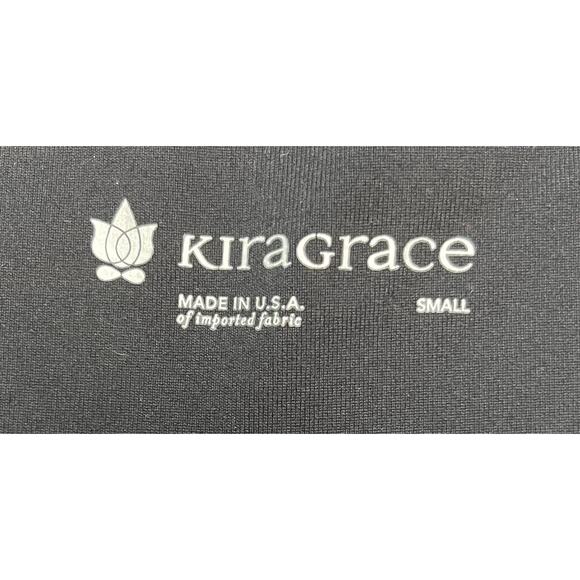 Kiragrace Wide Leg Yoga Pants Black High Rise Small Made in USA - Picture 2 of 7